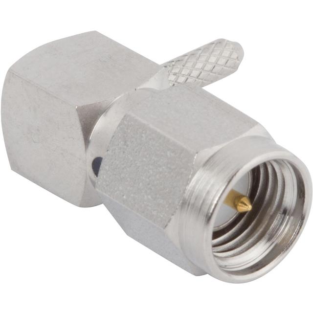 CONN SMA PLUG R/A 50OHM CRIMP