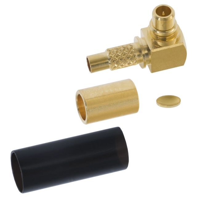 CONN MMCX PLUG R/A 50 OHM SOLDER