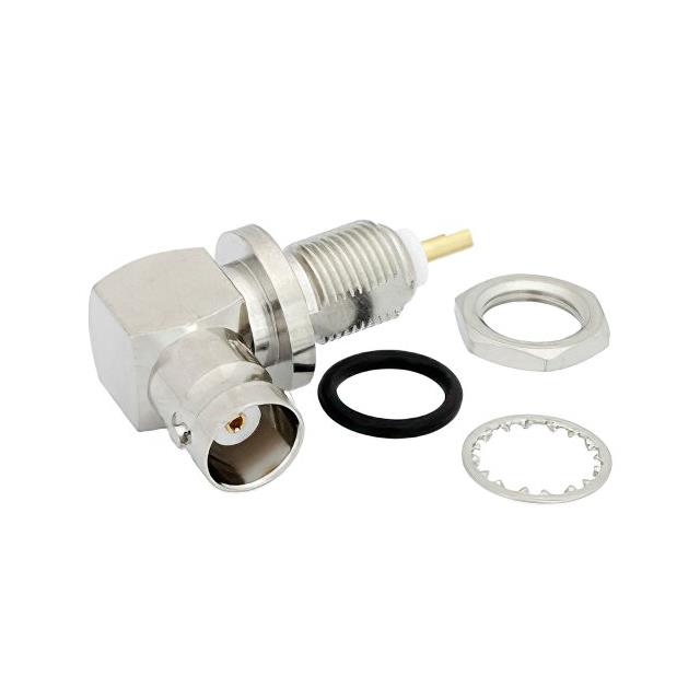 BNC Female Right Angle Bulkhead