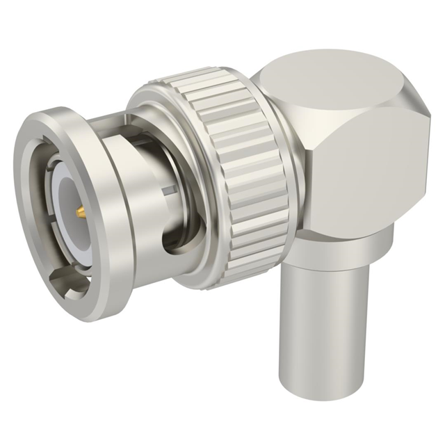 BNC / RIGHT ANGLE PLUG CRIMP TYP