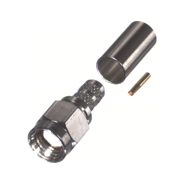 RP SMA MALE CRIMP; 50 OHMS