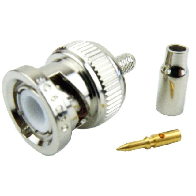 CONN PLUG CRIMP/SOLDER BNC