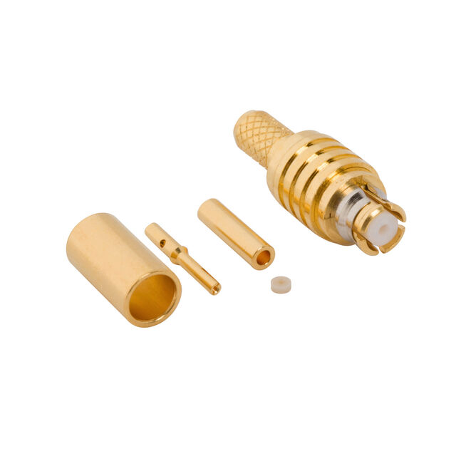 SMP STRAIGHT CRIMP PLUG FOR RG-1