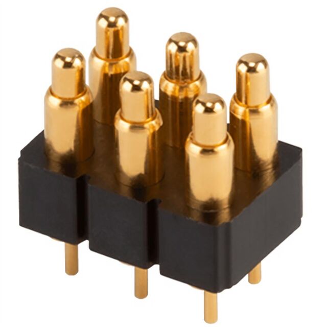POGO PIN, 6.477MM HEIGHT, THROUG