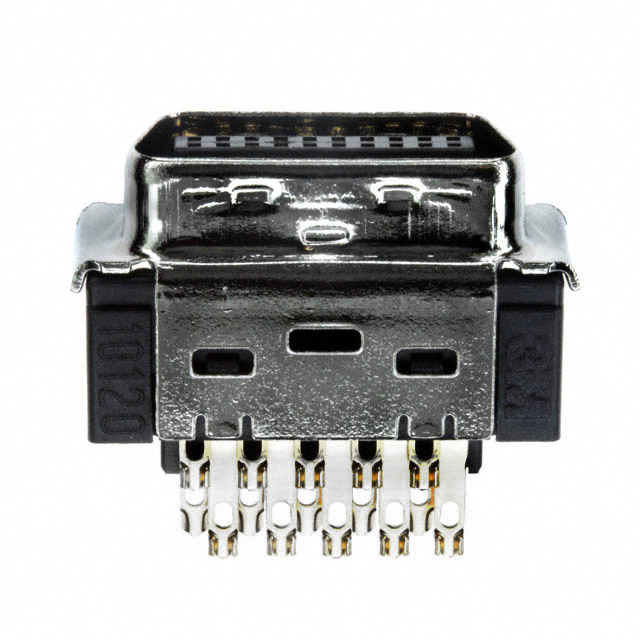 CONN PLUG 20POS STR SLDR CUP