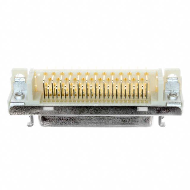 CONN RCPT 50POS R/A SOLDER