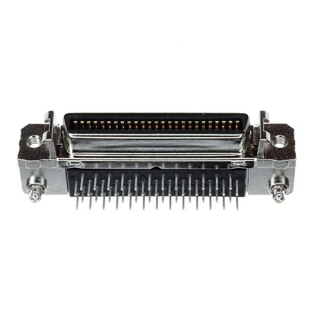 CONN RCPT 50POS R/A SOLDER