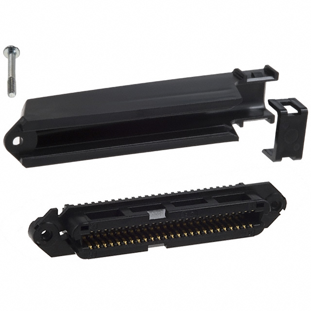 CONN RCPT 50POS R/A IDC