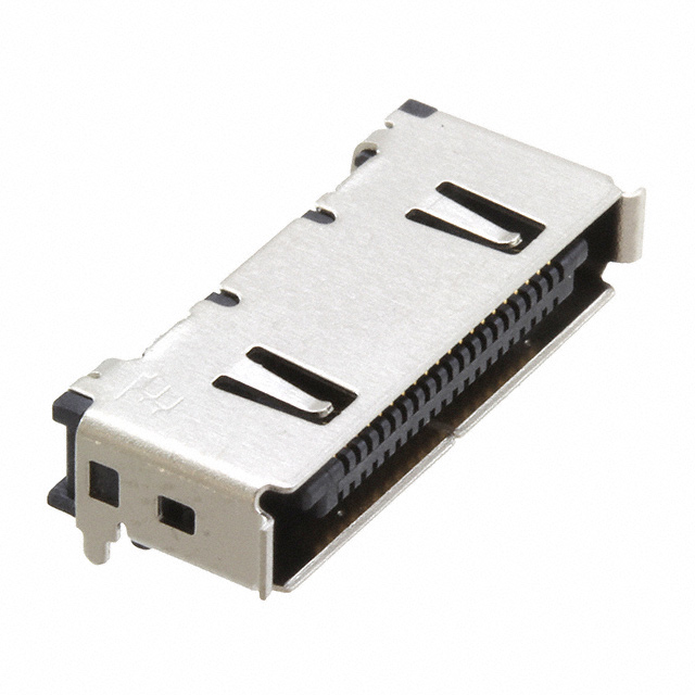 CONN RCPT 40POS R/A SOLDER