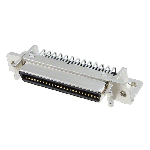 CONN RCPT 50POS R/A SOLDER