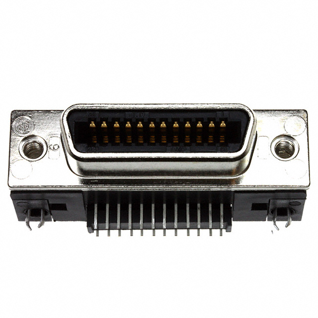 CONN RCPT 24POS R/A SOLDER