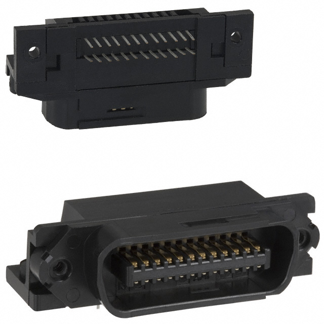 CONN PLUG 24POS R/A SOLDER
