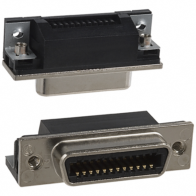 CONN RCPT 24POS R/A SOLDER