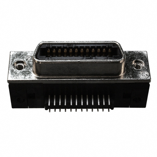 CONN RCPT 24POS R/A SOLDER