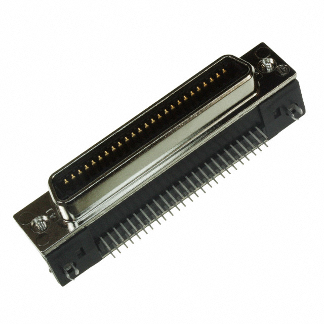 CONN SCSI RCPT 50POS R/A SOLDER