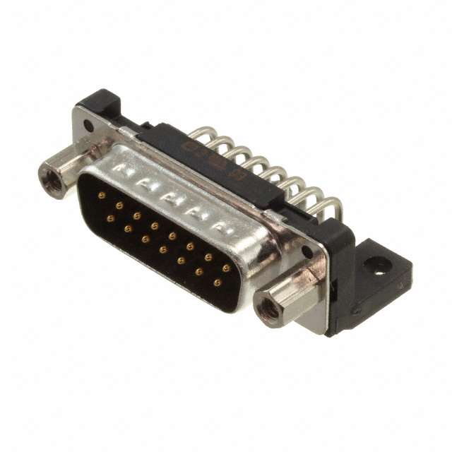 CONN D-SUB PLUG 15POS R/A SOLDER