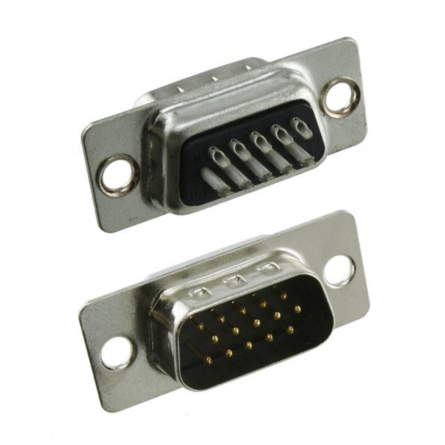 CONN D-SUB HD PLG 15POS SLDR CUP