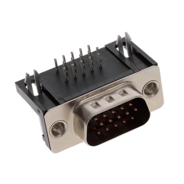 CONN D-SUB HD PLG 15POS R/A SLDR