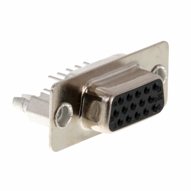CONN D-SUB HD RCPT 15P VERT SLDR