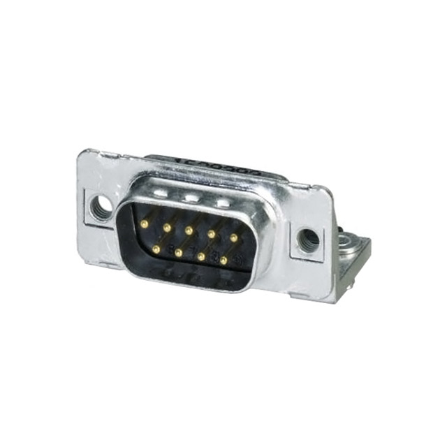 CONN D-SUB PLUG 9POS R/A SOLDER