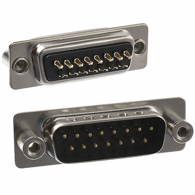CONN D-SUB PLUG 15POS PNL MNT