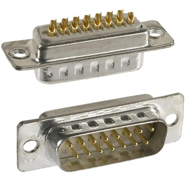 CONN D-SUB PLUG 15POS PNL MNT