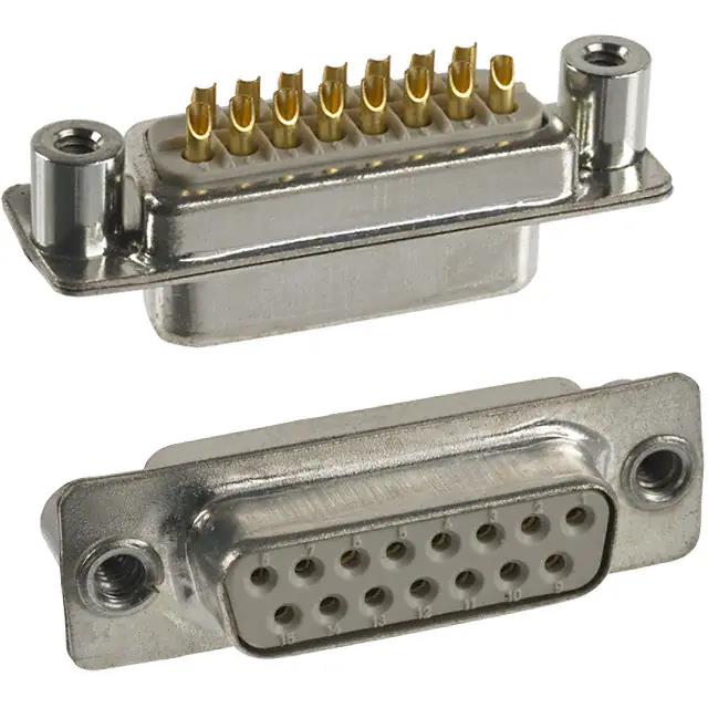 CONN D-SUB RCPT 15POS PNL MNT
