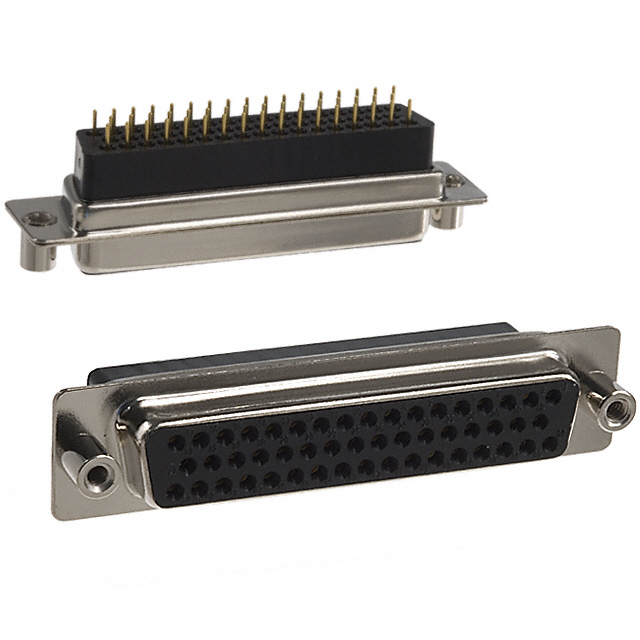 CONN D-SUB RCPT 50P PNL MNT SLDR