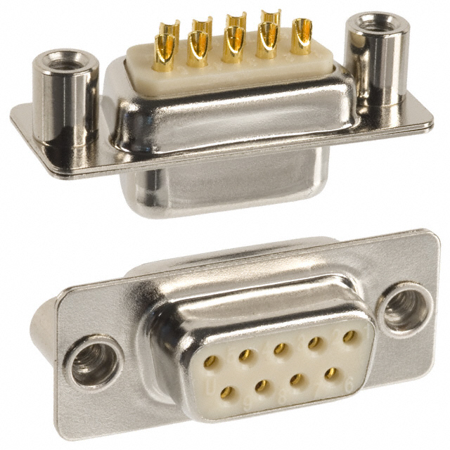 CONN D-SUB RCPT 9POS PNL MNT