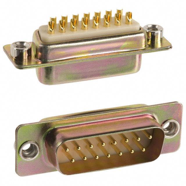 CONN D-SUB PLUG 15POS PNL MNT