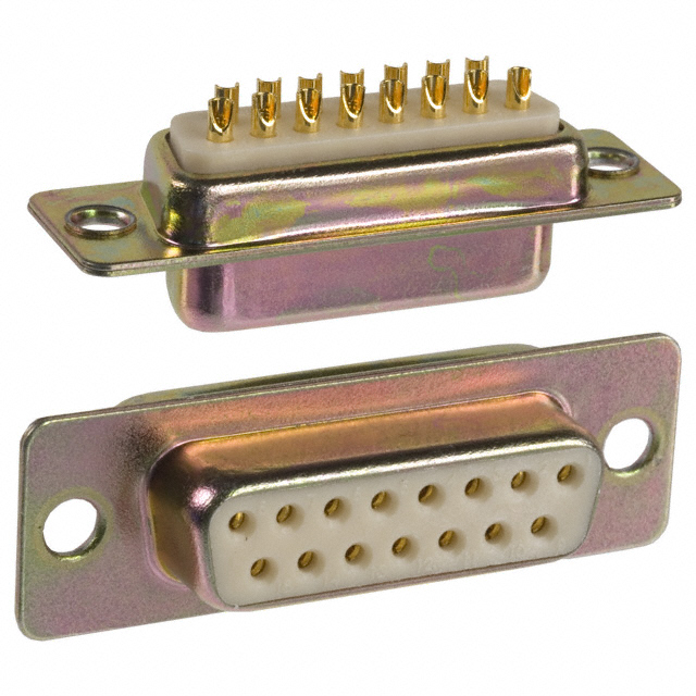 CONN D-SUB RCPT 15POS PNL MNT