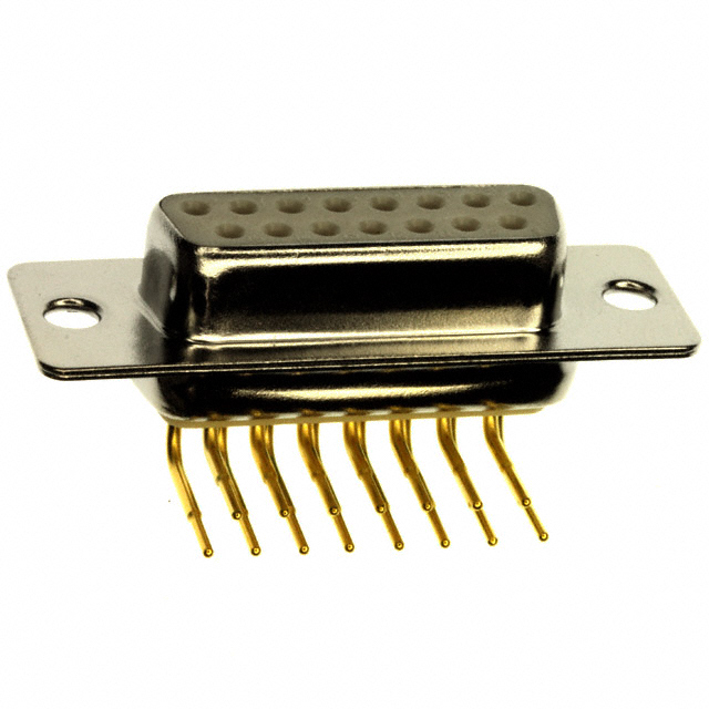CONN D-SUB RCPT 15POS R/A SOLDER