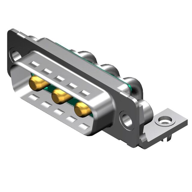 CONN D-SUB PLUG 3POS R/A SOLDER