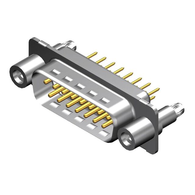 CONN D-SUB PLUG 15POS VERT SLDR