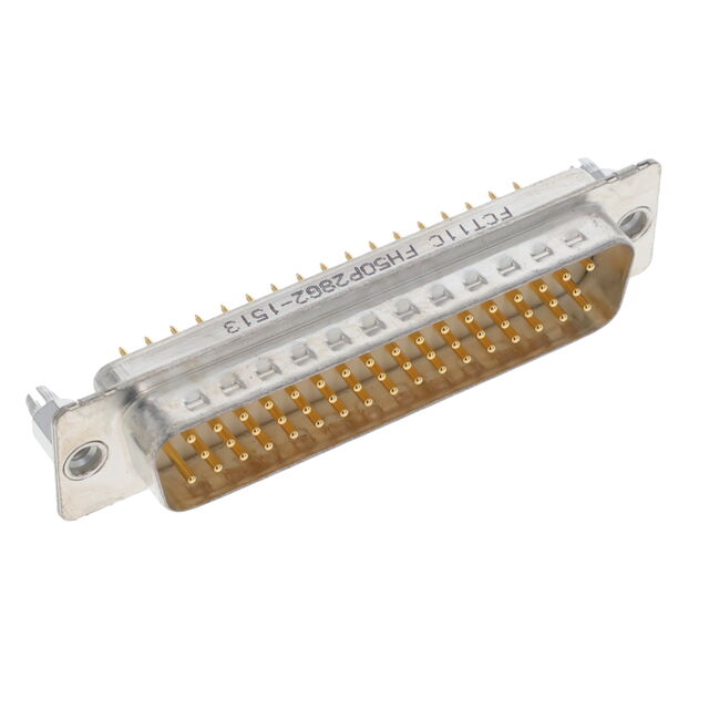 CONN D-SUB PLUG 50POS VERT SLDR