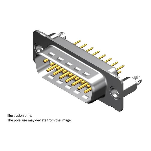 CONN D-SUB HD PLUG 26POS PNL MNT