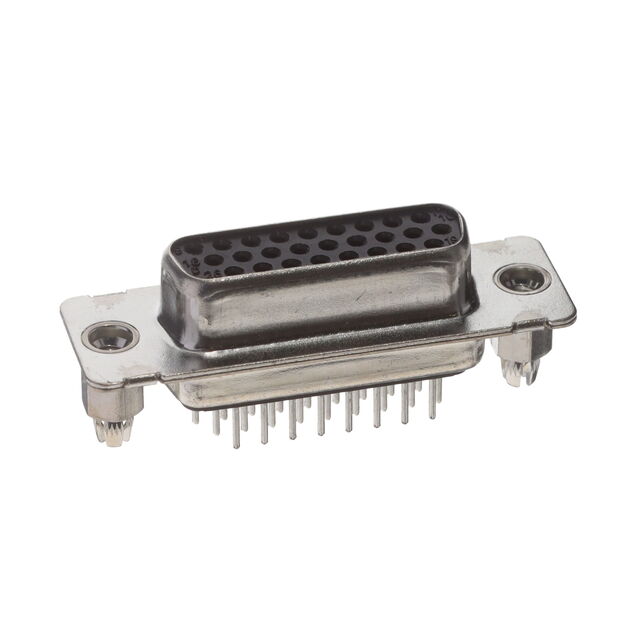 CONN D-SUB HD RCPT 26P VERT SLDR