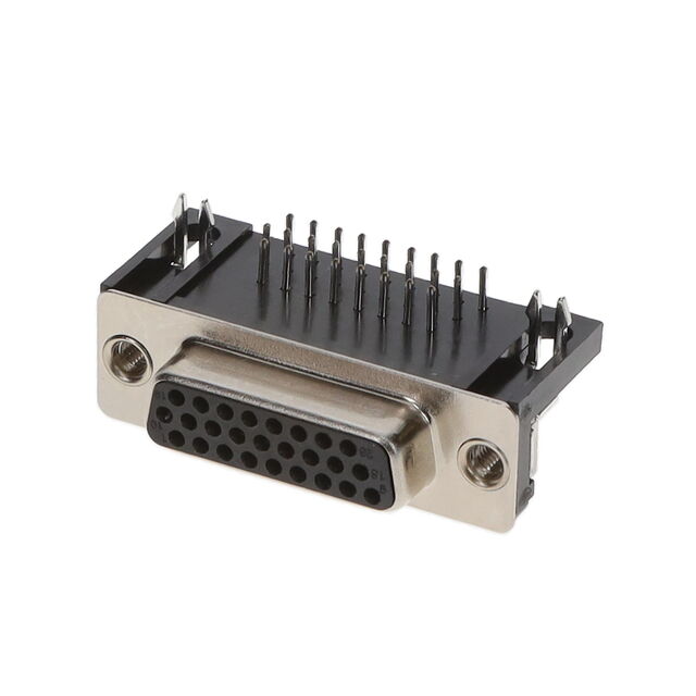 CONN D-SUB HD RCPT 26P R/A SLDR
