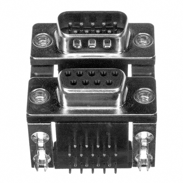 CONN D-SUB PLUG/RCPT 9P R/A SLDR