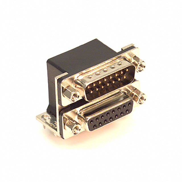 CONN D-SUB PLG/RCPT 15P R/A SLDR