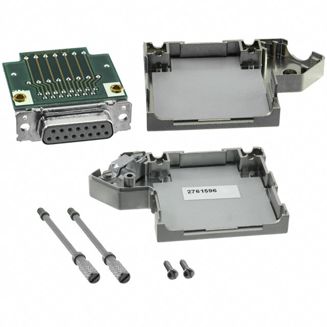 CONN D-SUB RCPT 15POS TERM BLK