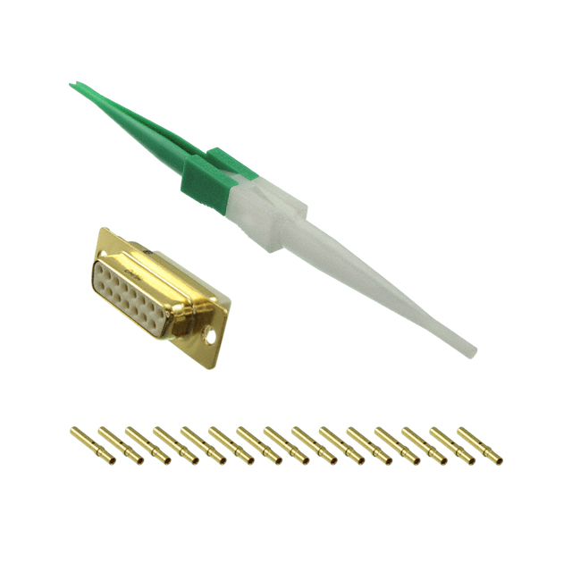 CONN D-SUB RCPT 15POS VERT CRIMP
