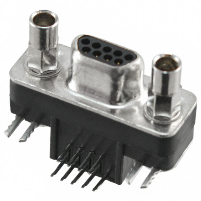 CONN MICRO-D PLUG 9POS R/A SLDR