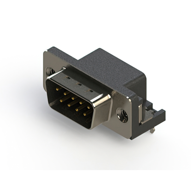CONN D-SUB PLUG 9POS R/A SOLDER