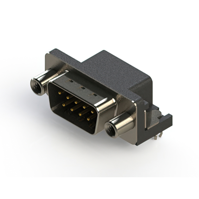 CONN D-SUB PLUG 9POS R/A SOLDER