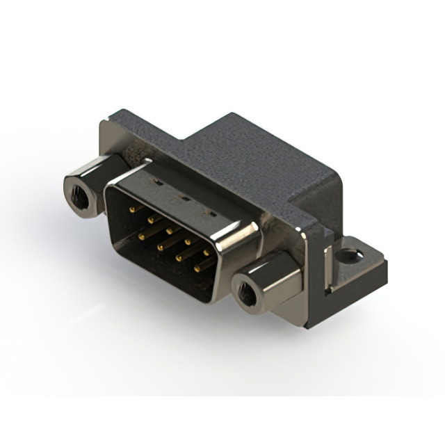 CONN D-SUB PLUG 9POS R/A SOLDER