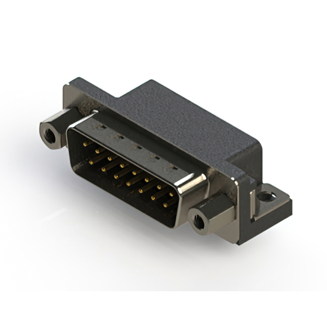 CONN D-SUB PLUG 15POS R/A SOLDER