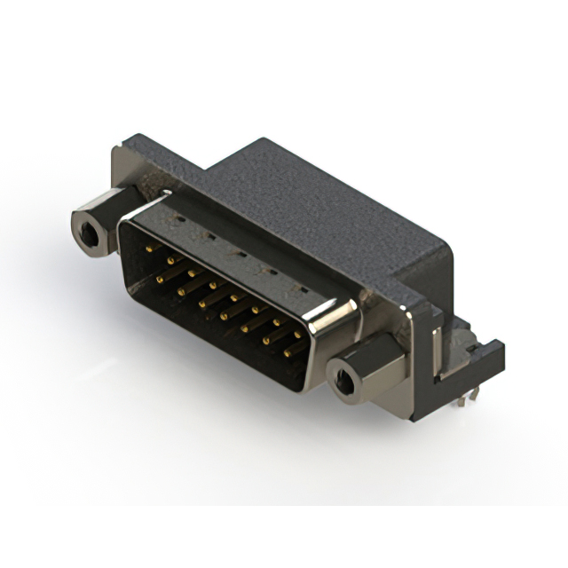 CONN D-SUB PLUG 15POS R/A SOLDER