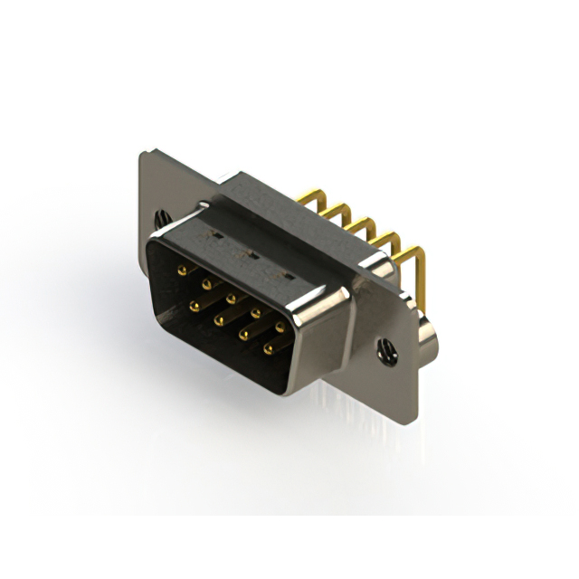 CONN D-SUB PLUG 9POS R/A SOLDER