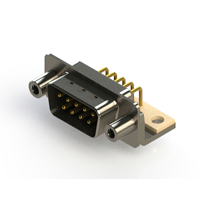 CONN D-SUB PLUG 9POS R/A SOLDER
